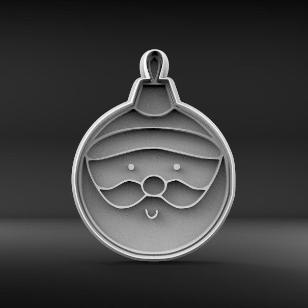 Christmas Tree Ornament Santa Claus Face