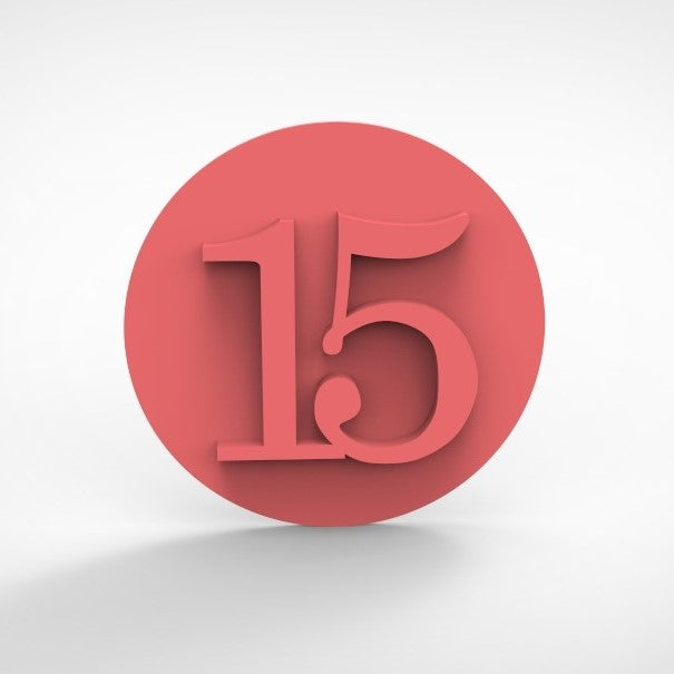 Number 15 Stamp V2