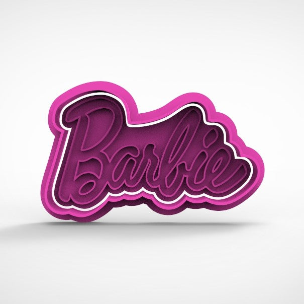 Barbie name Silicone Mold – Crafty Cake Shop
